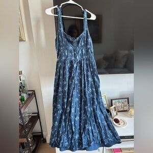 American Eagle Outfitters Navy Floral Dress